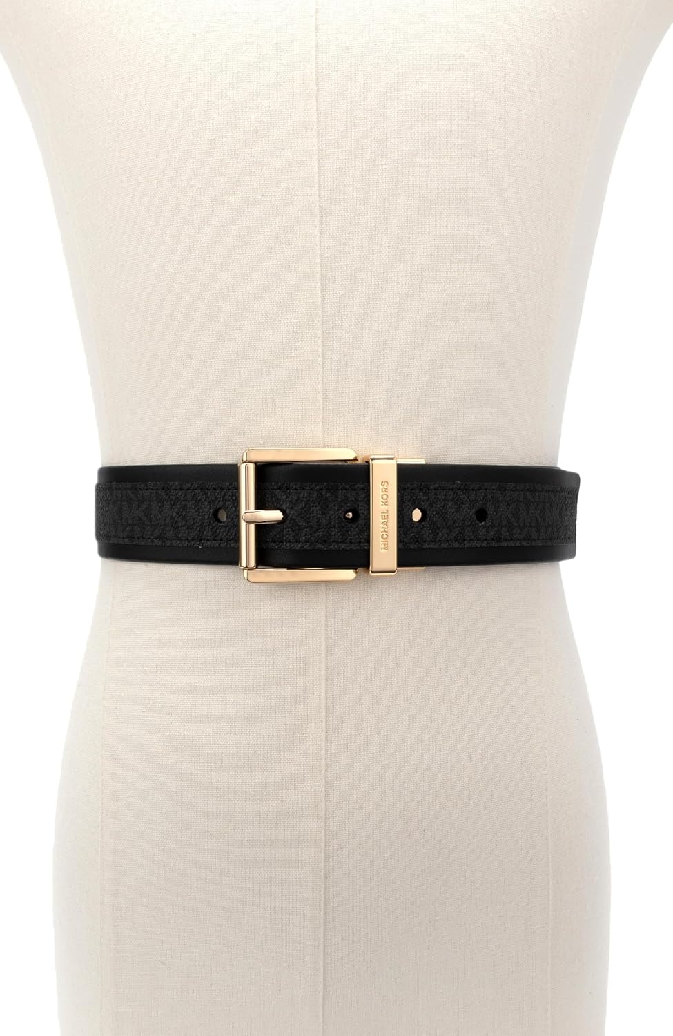 image:imageMichael Kors Womens 15 Inch Reversible Logo Belt Stylish Accessory for Everyday Adjustable FitBlack