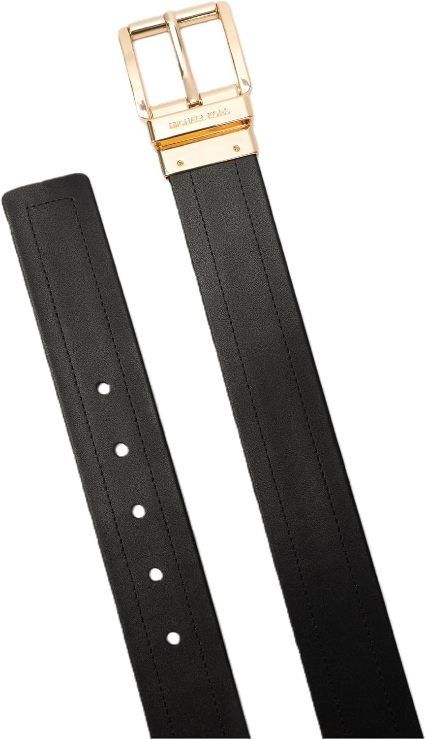 image:imageMichael Kors Womens 15 Inch Reversible Logo Belt Stylish Accessory for Everyday Adjustable FitBlack