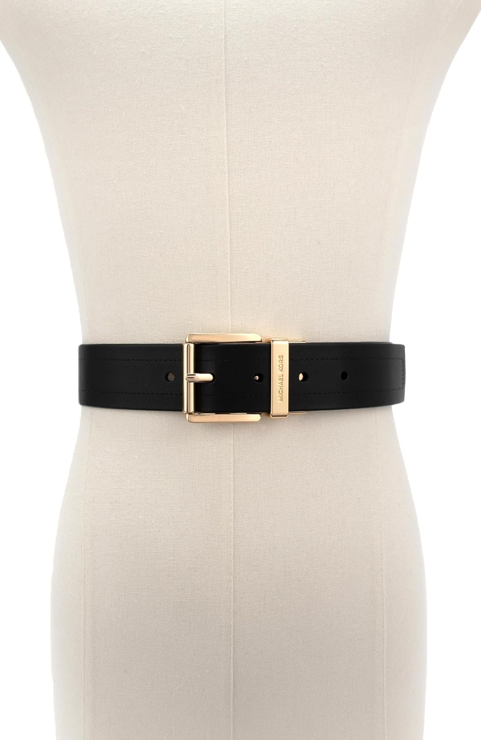 image:imageMichael Kors Womens 15 Inch Reversible Logo Belt Stylish Accessory for Everyday Adjustable FitBlack