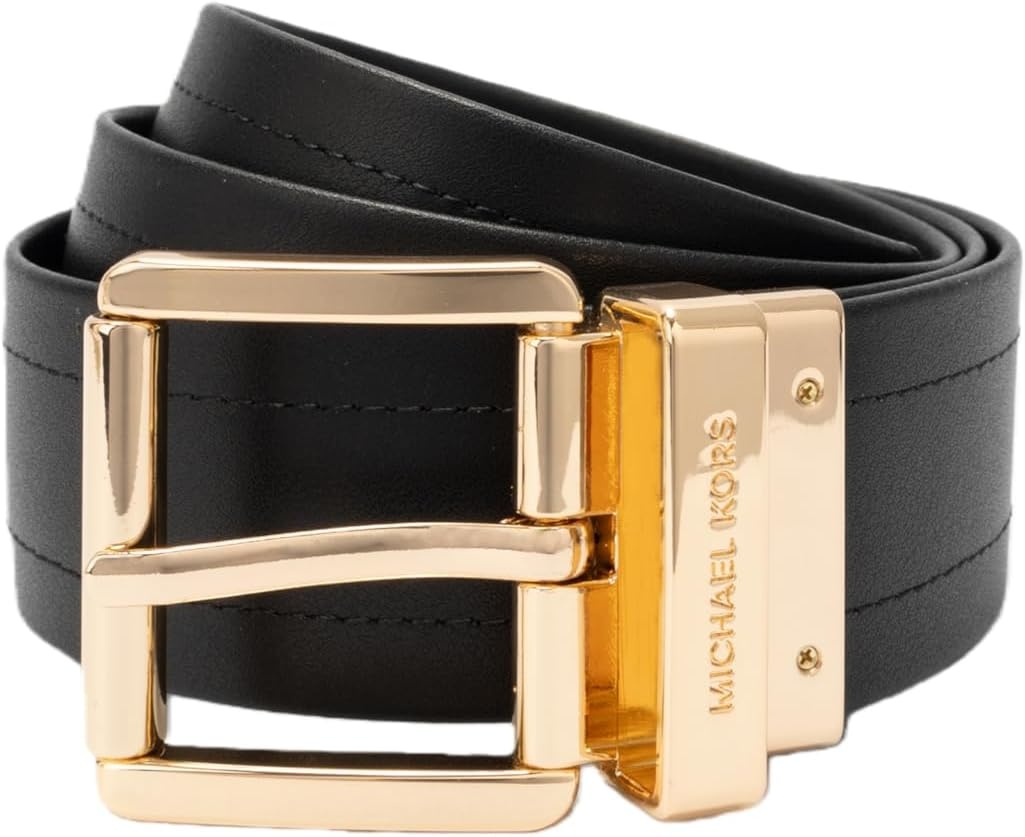 image:imageMichael Kors Womens 15 Inch Reversible Logo Belt Stylish Accessory for Everyday Adjustable FitBlack