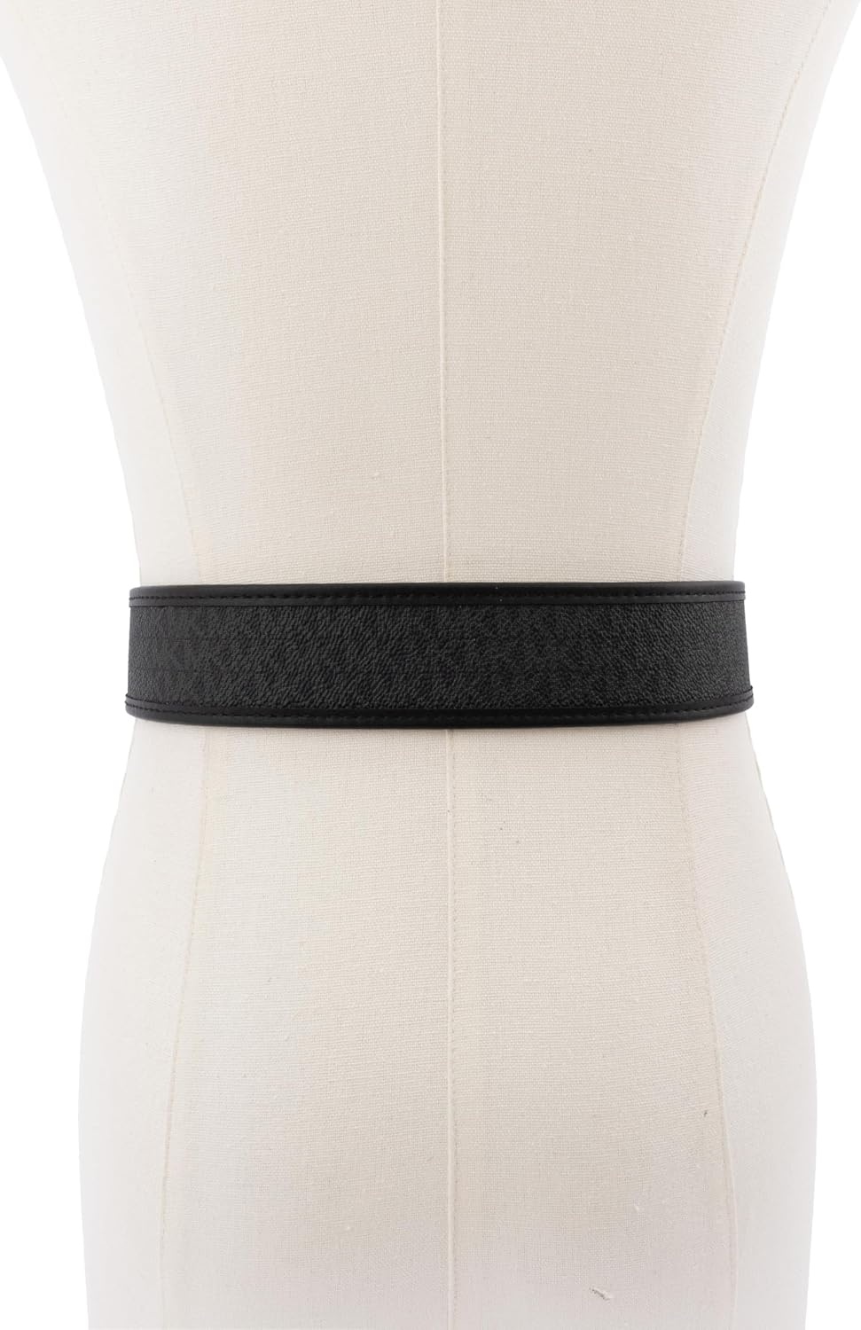 image:imageMichael Kors Womens 175 Inch Logo Belt with Grommets Stylish Fashion Accessory for Everyday WearBlackGold