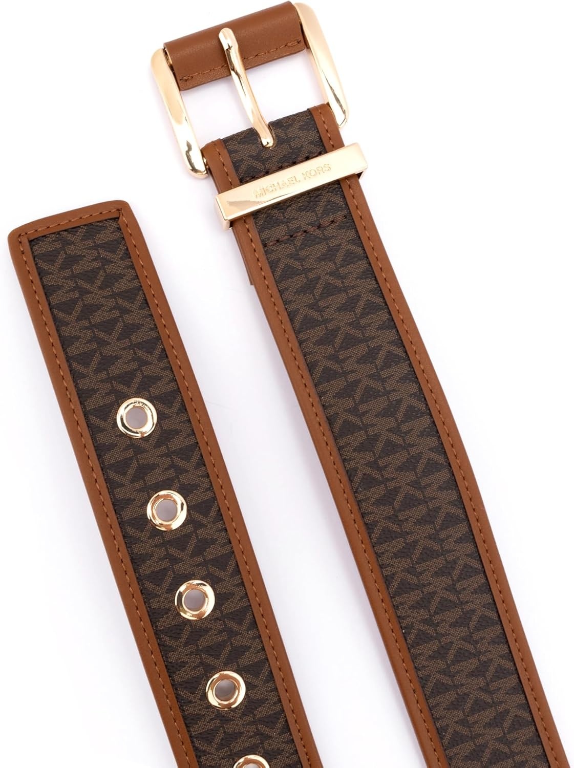 image:imageMichael Kors Womens 175 Inch Logo Belt with Grommets Stylish Fashion Accessory for Everyday WearLuggage