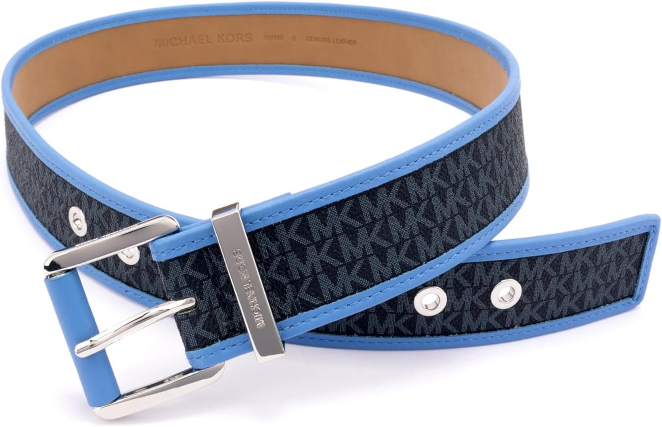 image:imageMichael Kors Womens 175 Inch Logo Belt with Grommets Stylish Fashion Accessory for Everyday WearSouth Pacific