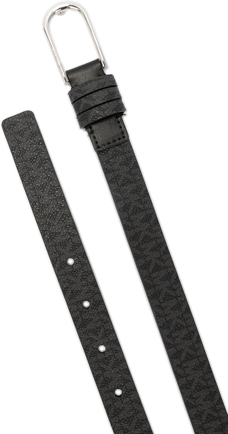 image:imageMichael Kors Womens 20mm Non Reversible BeltBlackSilver