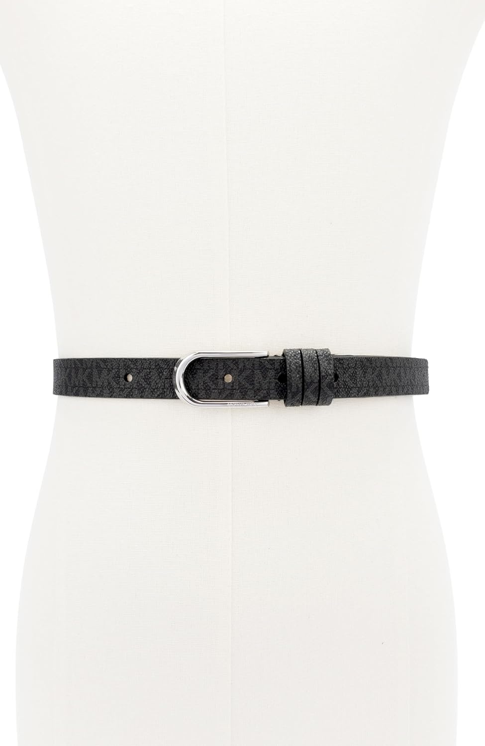 image:imageMichael Kors Womens 20mm Non Reversible BeltBlackSilver