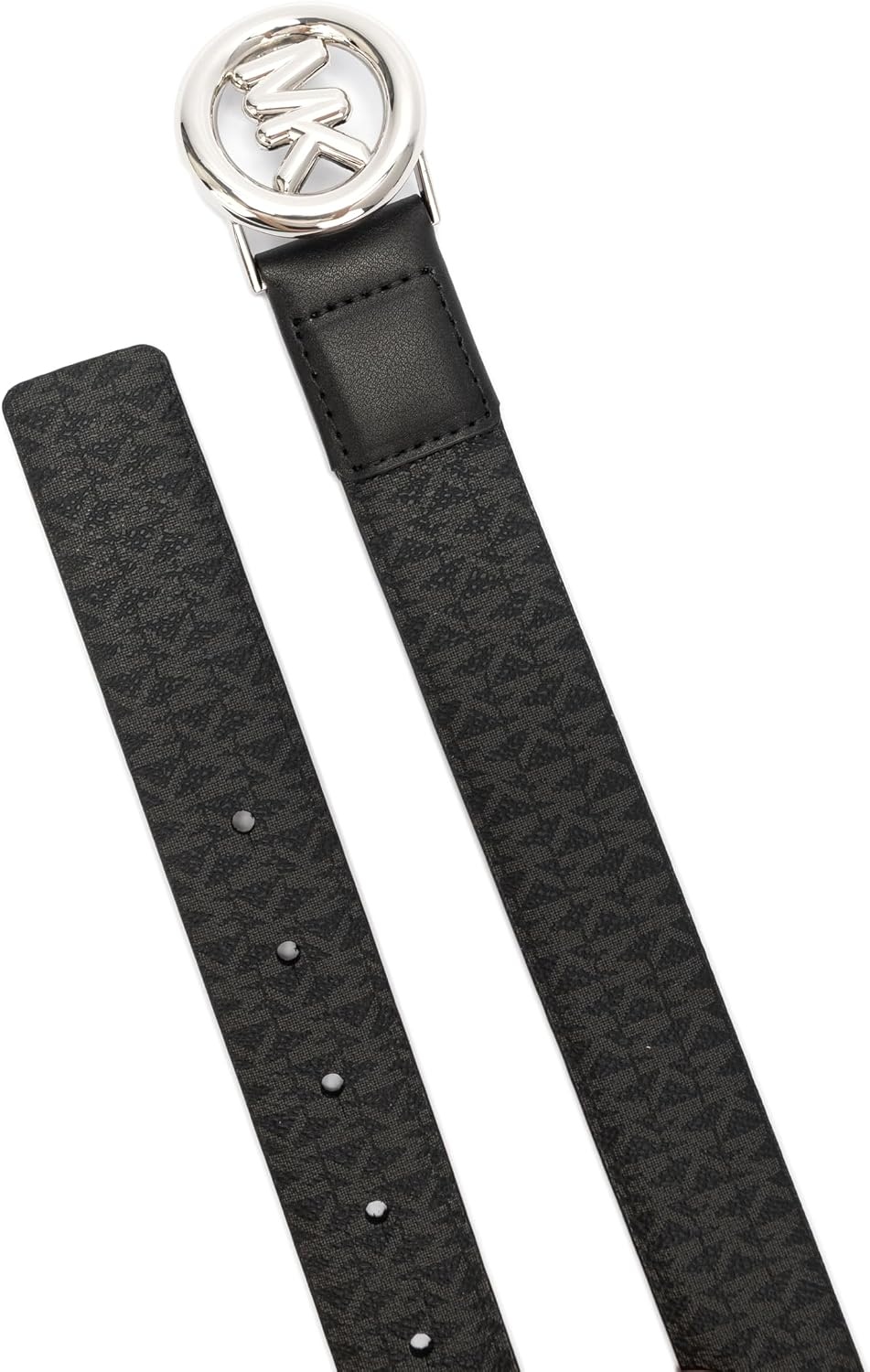 image:imageMichael Kors Womens 32mm Non Reversible Leather BeltBlack Pol Nickel