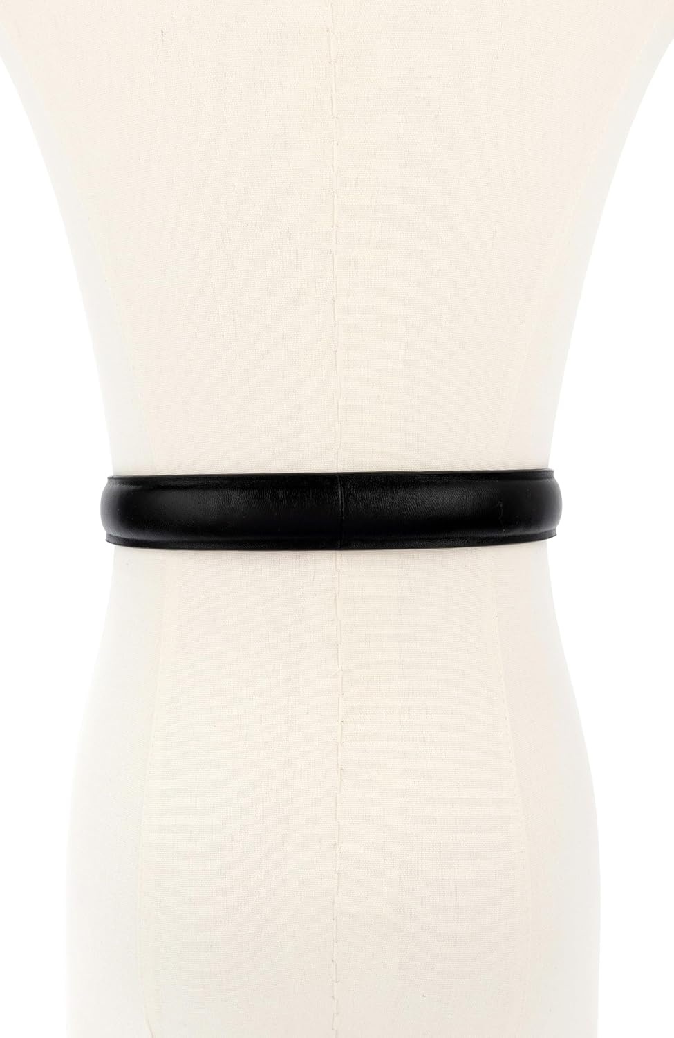 image:imageMichael Kors Womens 32mm Non Reversible Leather BeltBlackSilver