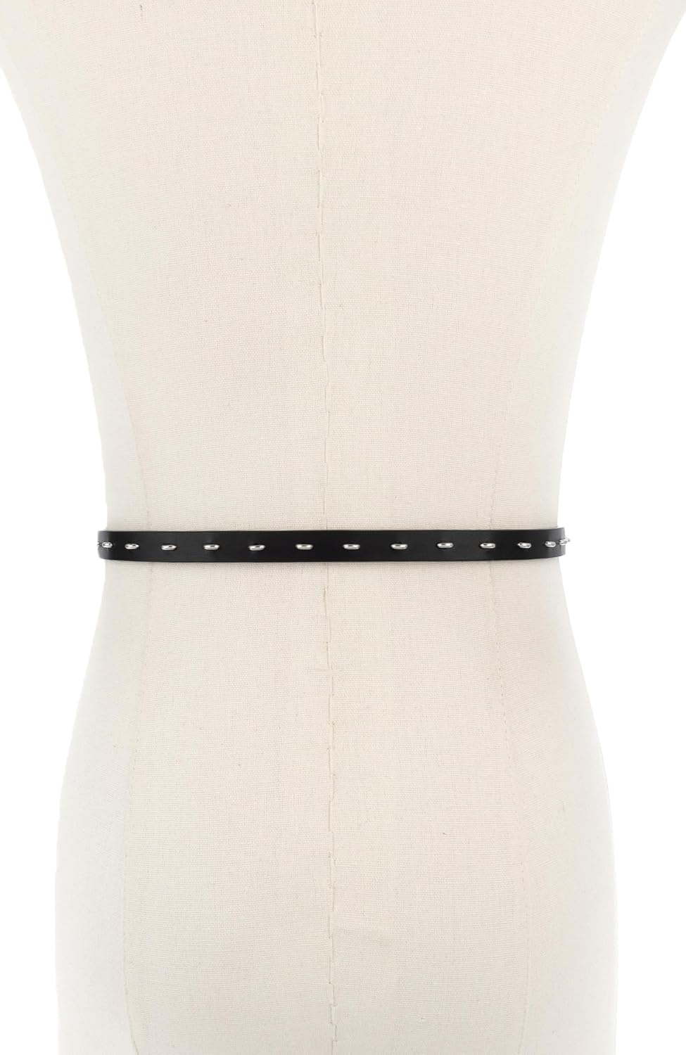 image:imageMichael Kors Womens 5 Inch Nonreversible Half Moon Studded Belt Stylish amp Adjustable FitBlack Pol Nickel
