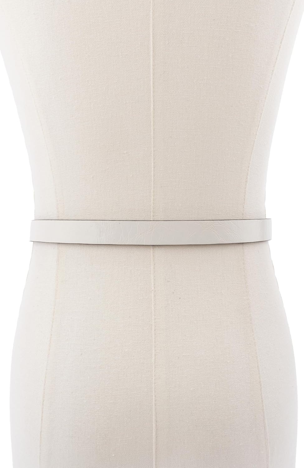 image:imageMichael Kors Womens 75 Inch Logo Skinny Belt Stylish Fashion Accessory for Everyday WearOptic White