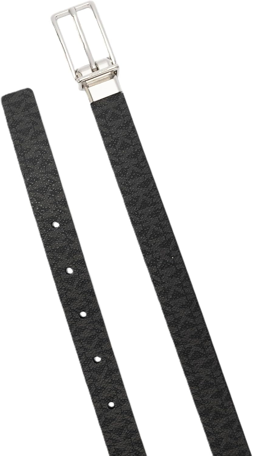 image:imageMichael Kors Womens 78 Inch Logo Reversible Belt Stylish Accessory for Everyday Adjustable FitBlack Pol Nickel