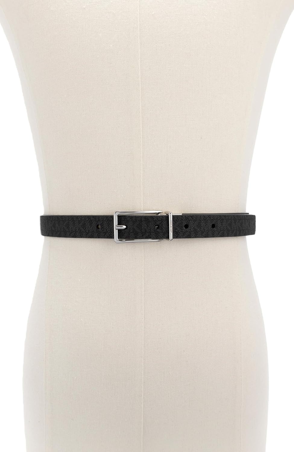 image:imageMichael Kors Womens 78 Inch Logo Reversible Belt Stylish Accessory for Everyday Adjustable FitBlack Pol Nickel