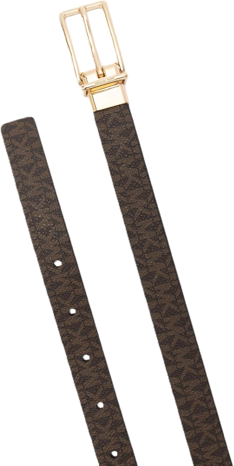 image:imageMichael Kors Womens 78 Inch Logo Reversible Belt Stylish Accessory for Everyday Adjustable FitBrown