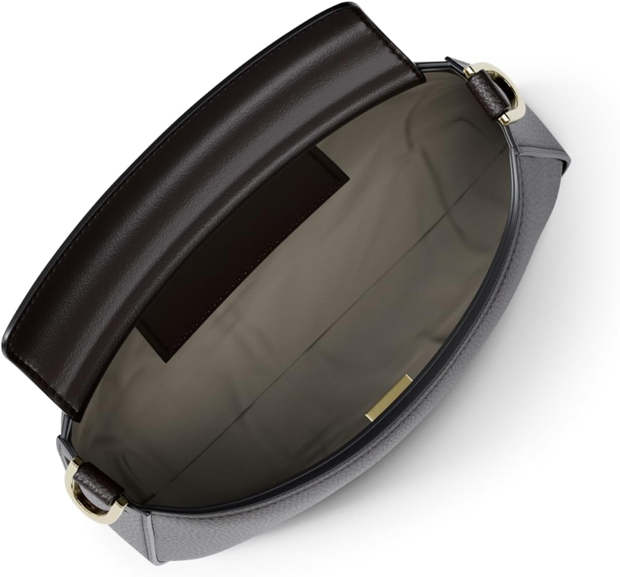 image:imageMichael Kors Womens Bryant Small Convertible Crossbody BagGoldtone HardwarePebble LeatherChocolate