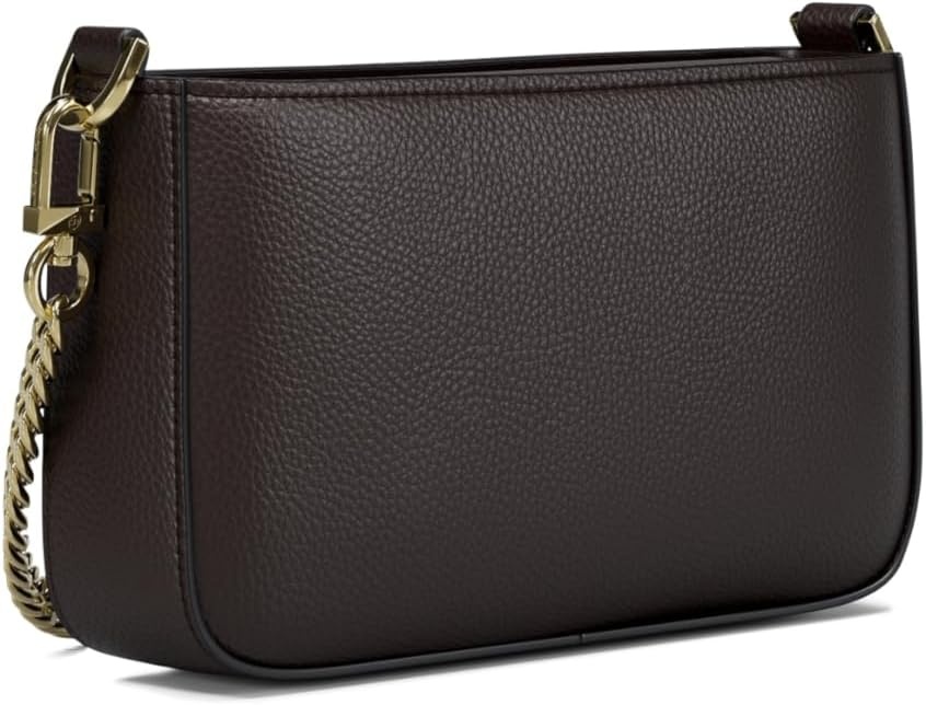 image:imageMichael Kors Womens Bryant Small Convertible Crossbody BagGoldtone HardwarePebble LeatherChocolate