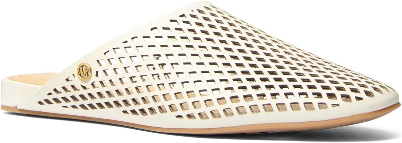 image:imageMichael Kors Womens Cady MuleDiamond Cut LeatherEggshell