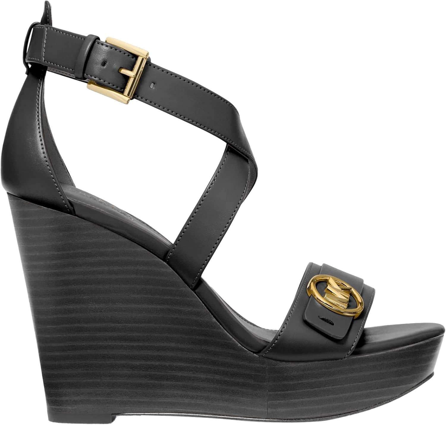 image:imageMichael Kors Womens Carmen Wedge SandalBlack