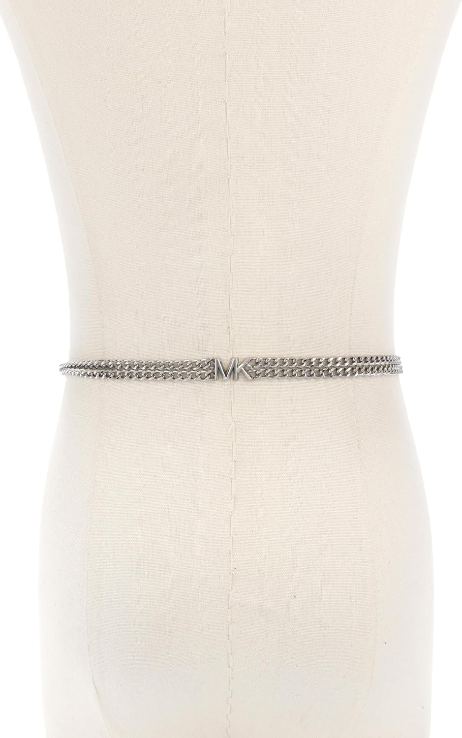 image:imageMichael Kors Womens Double Chain Belt Stylish amp Versatile Accessory for Everyday Adjustable FitPol Nickel