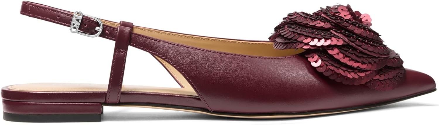 image:imageMichael Kors Womens Elodie Sling FlatOxblood