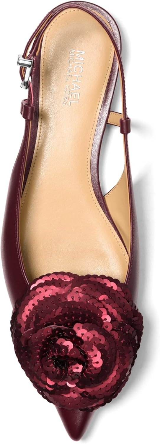image:imageMichael Kors Womens Elodie Sling FlatOxblood