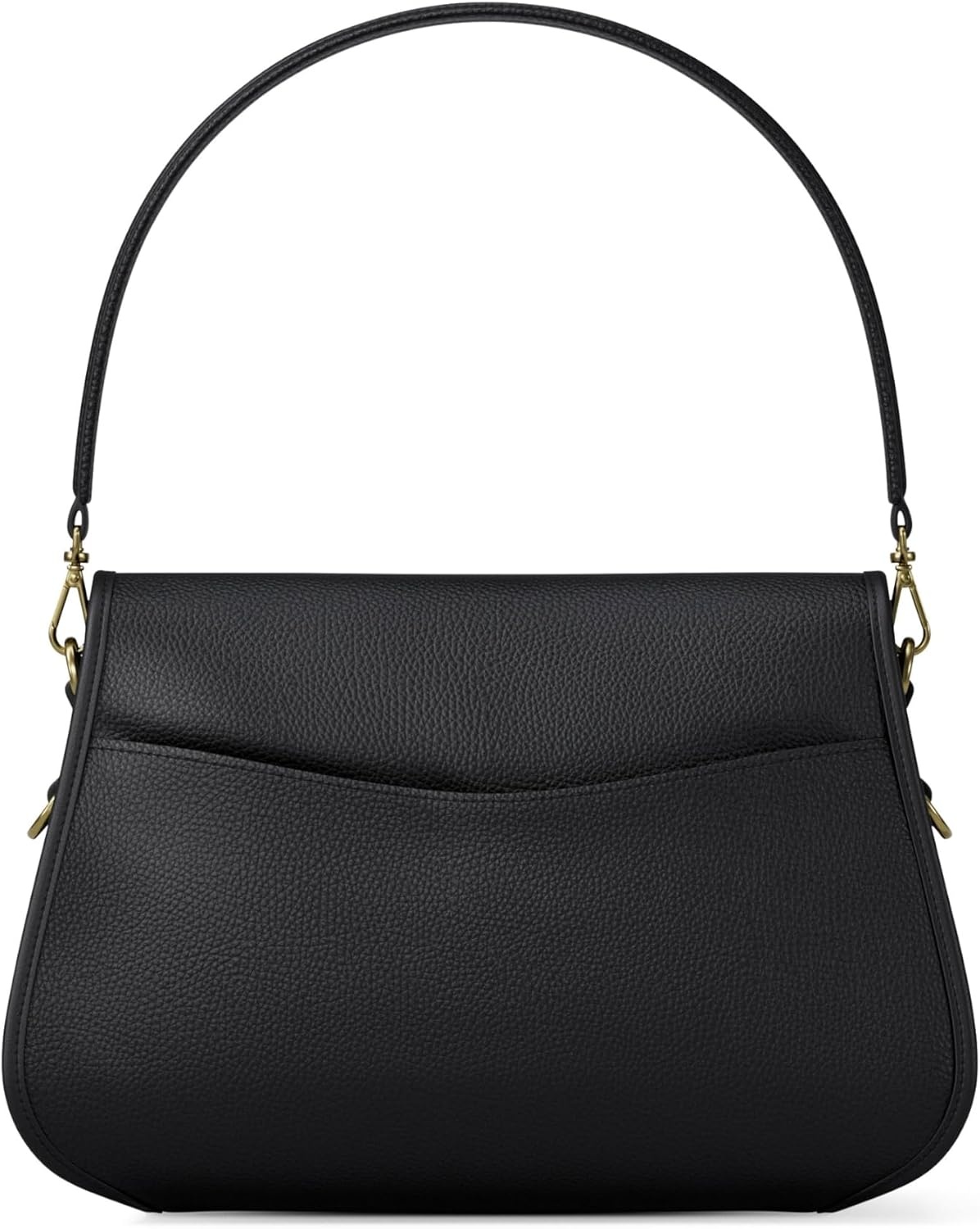 image:imageMichael Kors Womens Holmes Medium Convertible MessengerGoldtone HardwareLeatherBlack