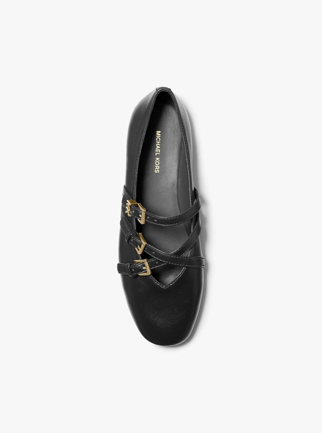 image:imageMichael Kors Womens Indy Flex Ballet FlatBlackPoise Leather