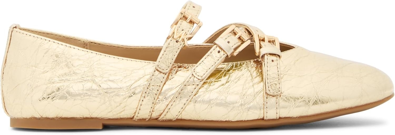 image:imageMichael Kors Womens Indy Flex Ballet FlatPale Gold
