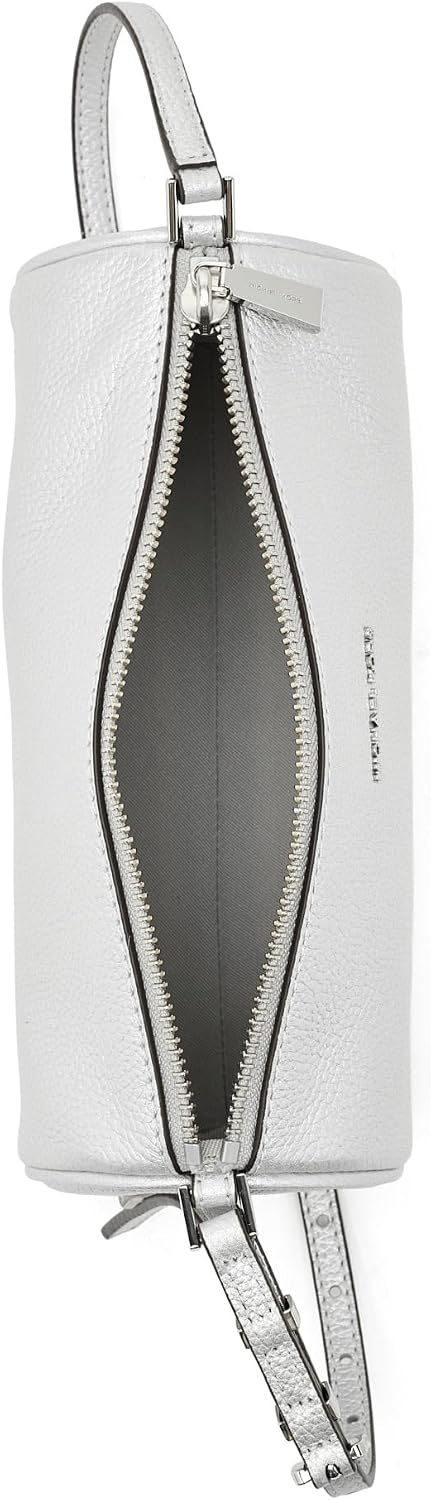 image:imageMichael Kors Womens Izzy Small Barrel PouchetteSilver
