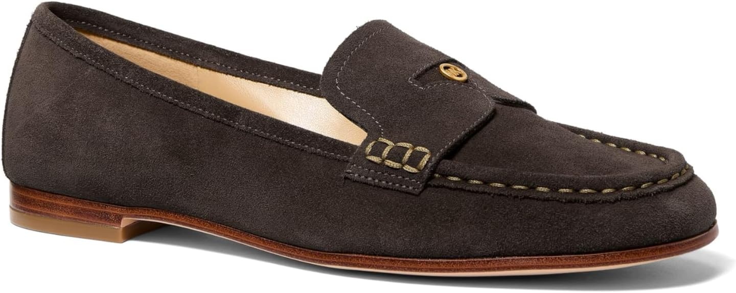 image:imageMichael Kors Womens Jennings LoaferSuede LeatherChocolate