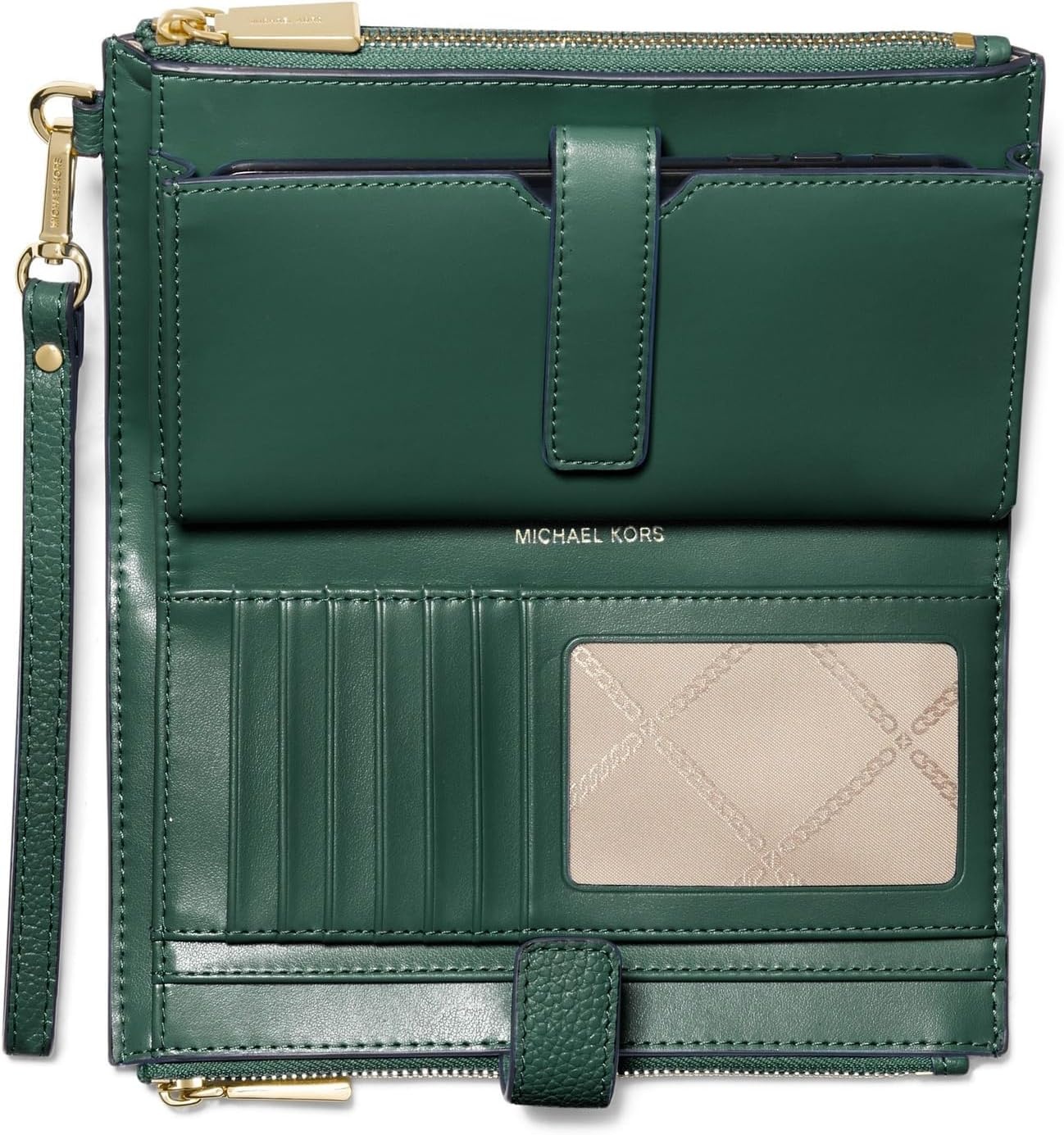 image:imageMichael Kors Womens Jet Set Double Zip WristletBosco