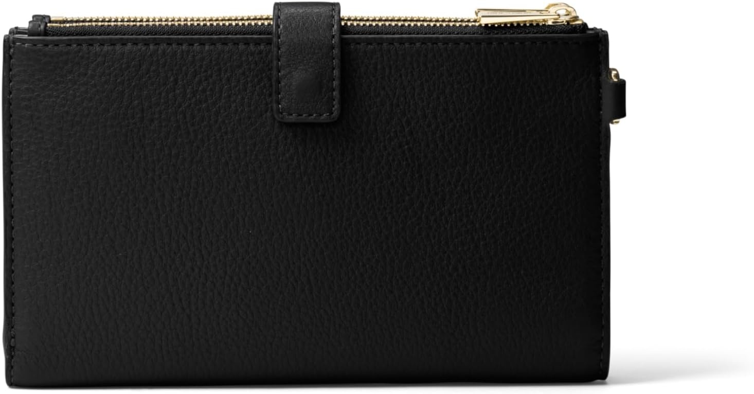 image:imageMichael Kors Womens Jet Set Double Zip WristletGoldtone HardwareBlack