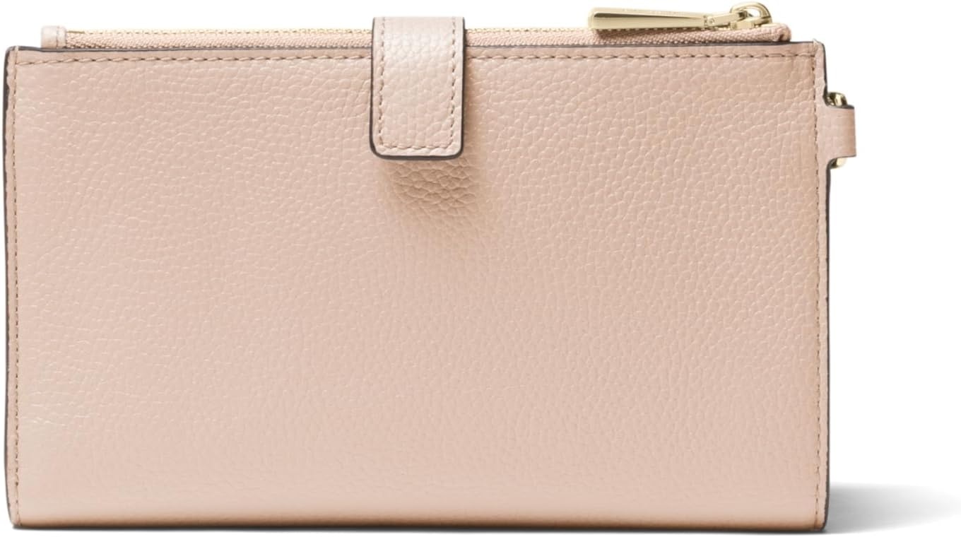 image:imageMichael Kors Womens Jet Set Double Zip WristletGoldtone HardwareSoft Pink