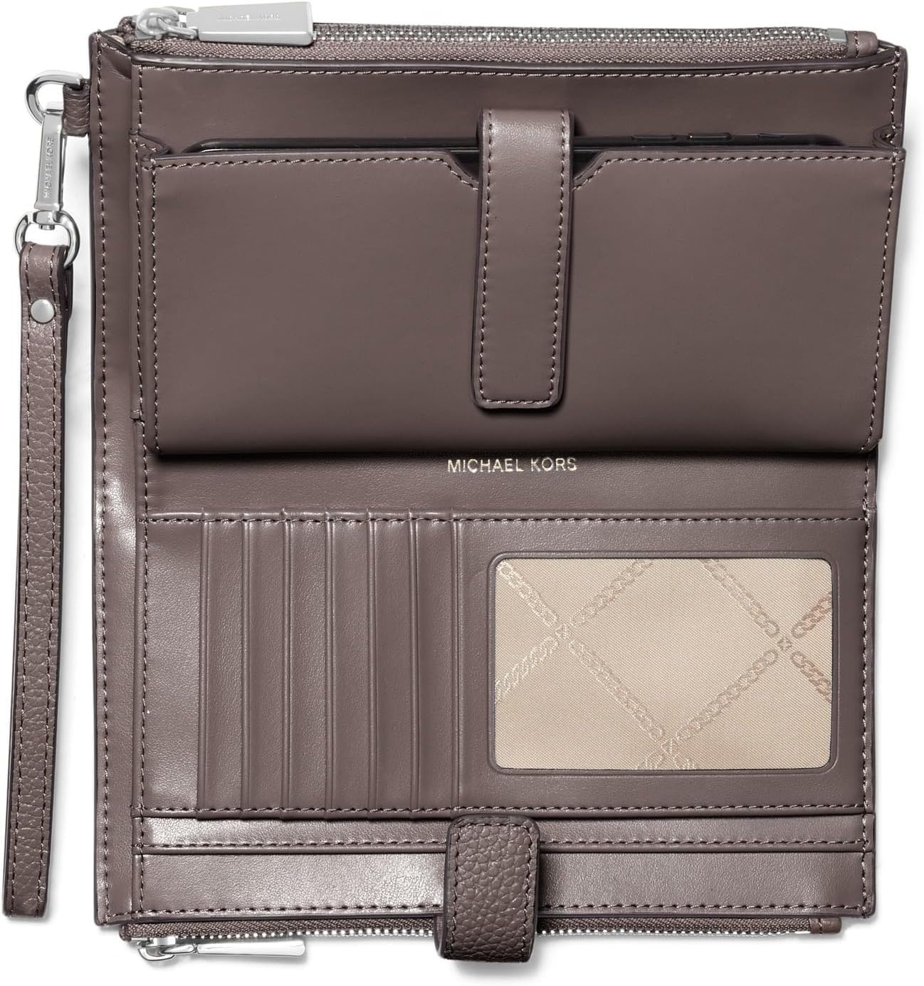 image:imageMichael Kors Womens Jet Set Double Zip WristletSlate