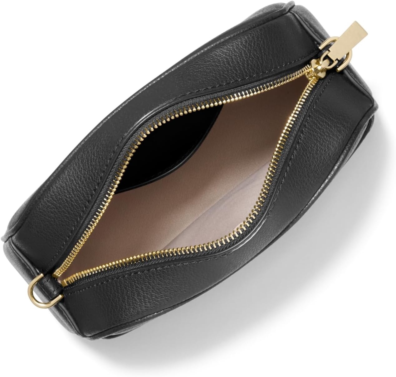 image:imageMichael Kors Womens Jet Set Small Camera CrossbodyGoldtone HardwareEmbossed Goat LeatherBlack