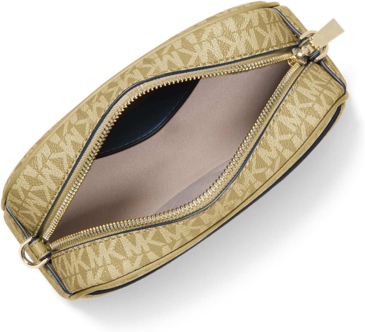 image:imageMichael Kors Womens Jet Set Small Camera CrossbodyGoldtone HardwareTonal Mk Signature Coated TwillPistachio