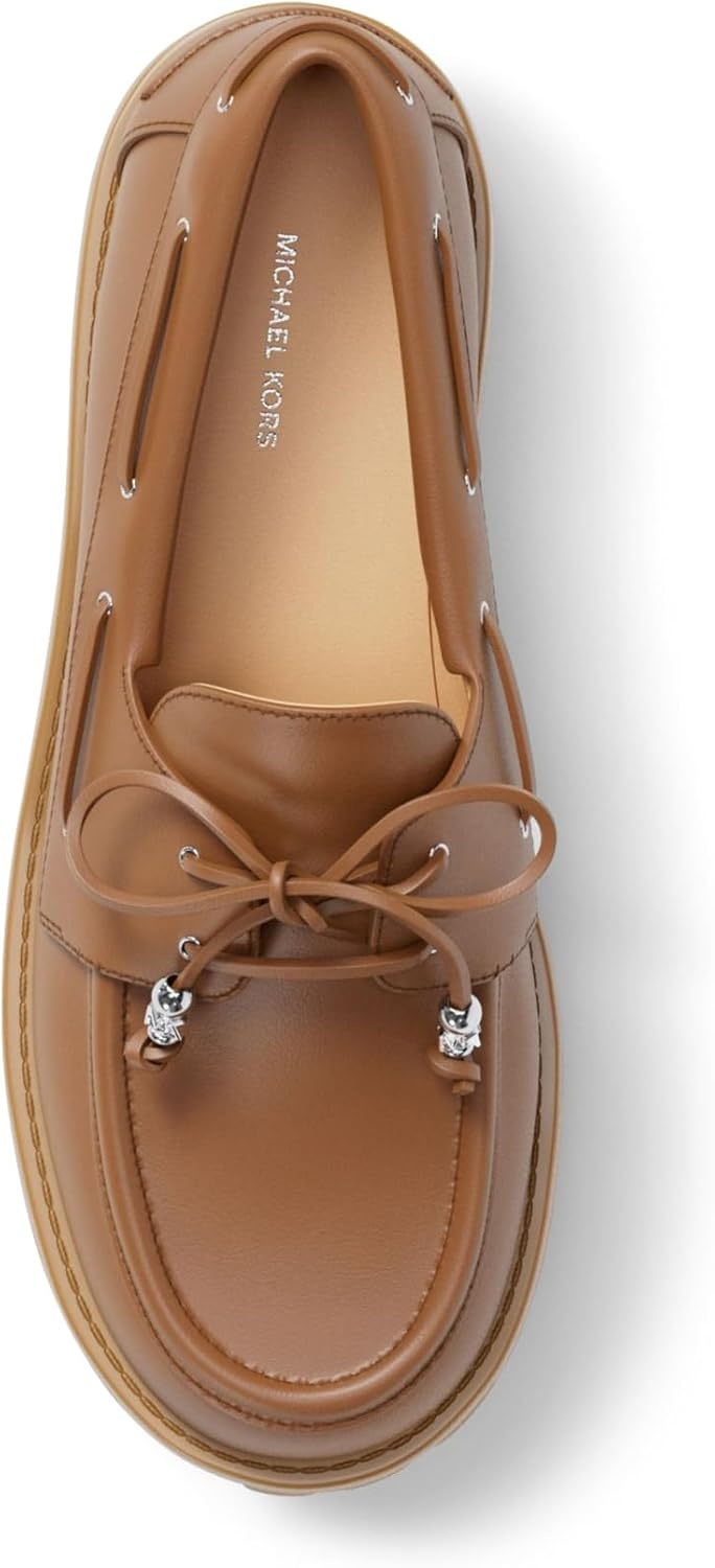 image:imageMichael Kors Womens Kenny LoaferVachetta LeatherLuggage