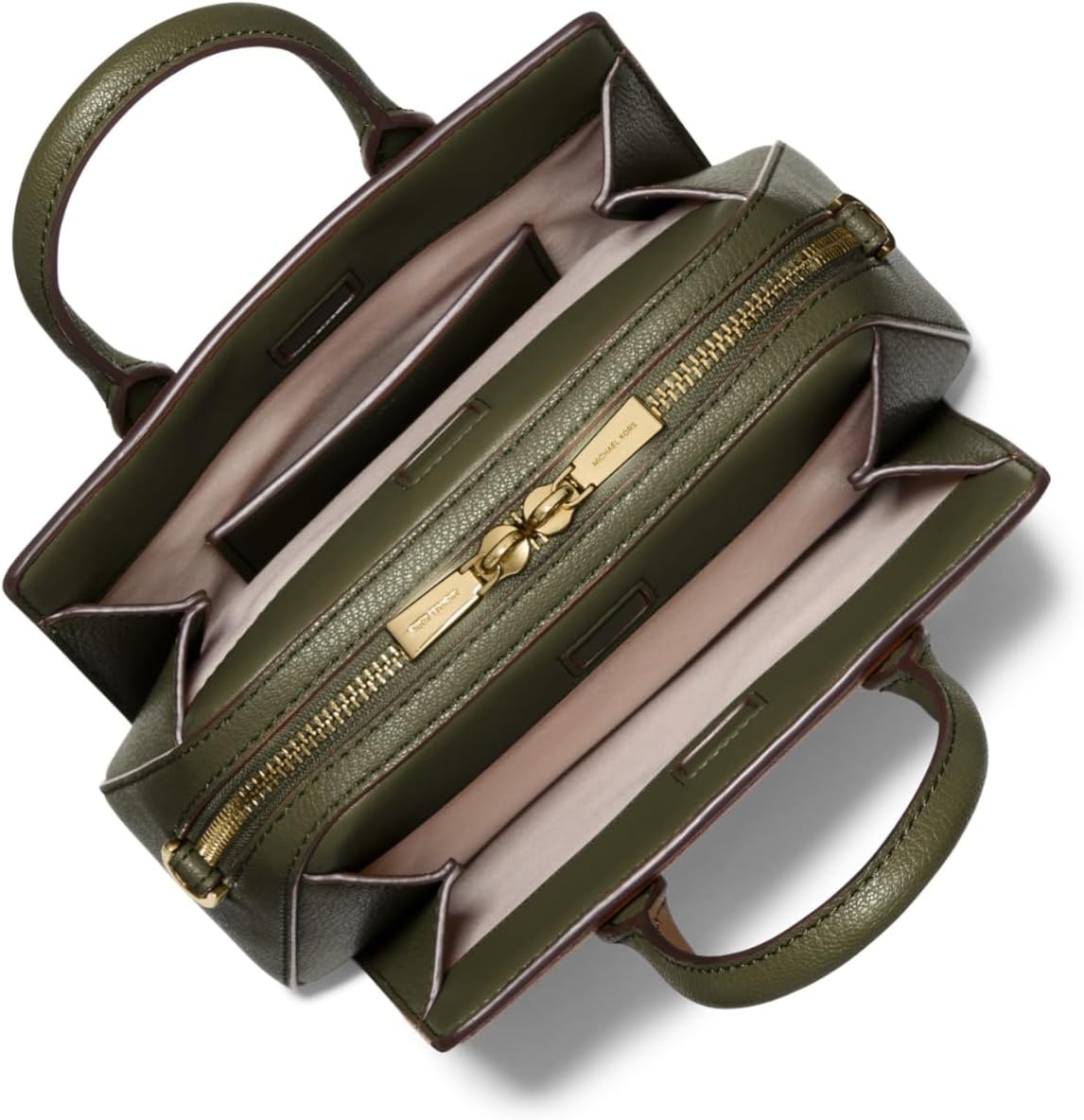 image:imageMichael Kors Womens Laila Extra Small Crossbody BagGoldtone HardwareEmbossed Goat LeatherIvy