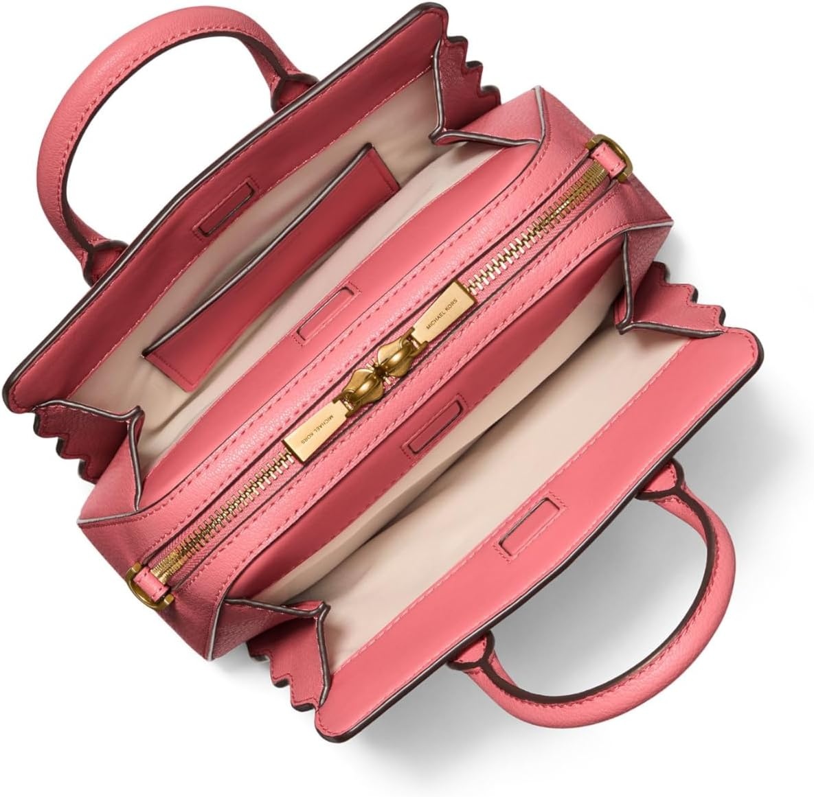 image:imageMichael Kors Womens Laila Extra Small Crossbody BagGoldtone HardwareLeatherLight Berry Sorbet