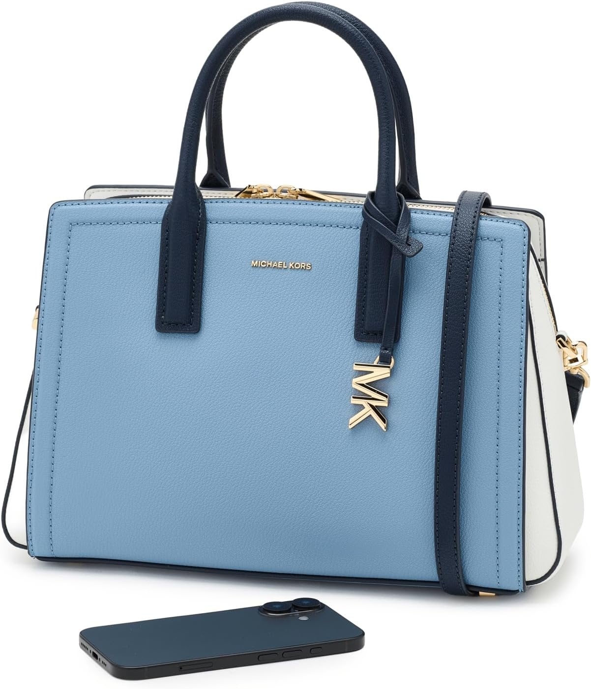 image:imageMichael Kors Womens Laila Medium SatchelChambray Multi