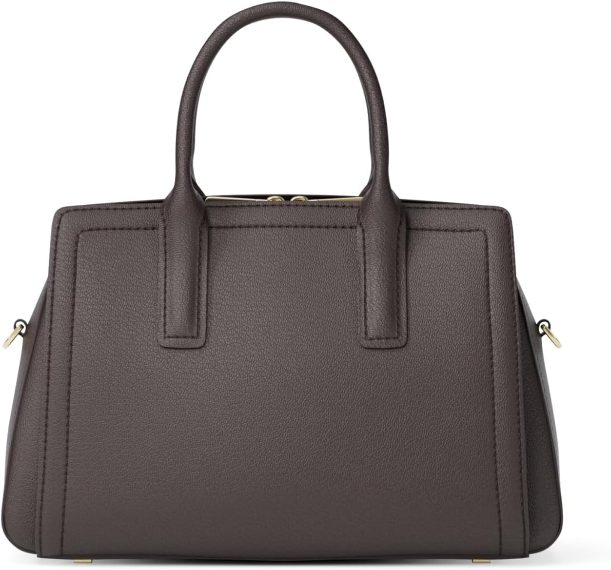 image:imageMichael Kors Womens Laila Small SatchelGoldtone HardwareEmbossed Goat LeatherChocolate