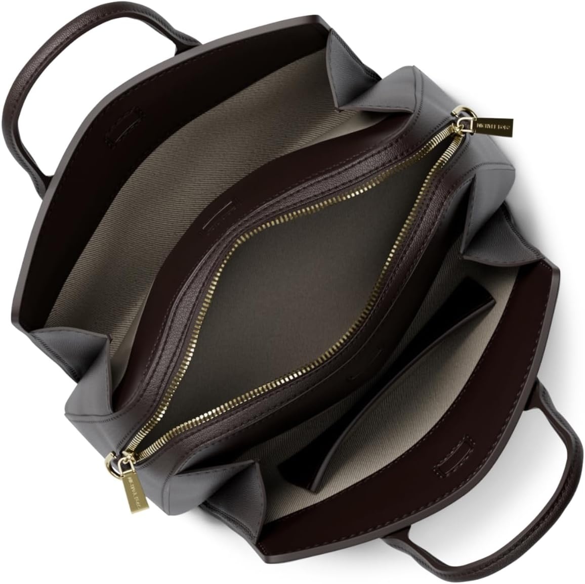 image:imageMichael Kors Womens Laila Small SatchelGoldtone HardwareEmbossed Goat LeatherChocolate