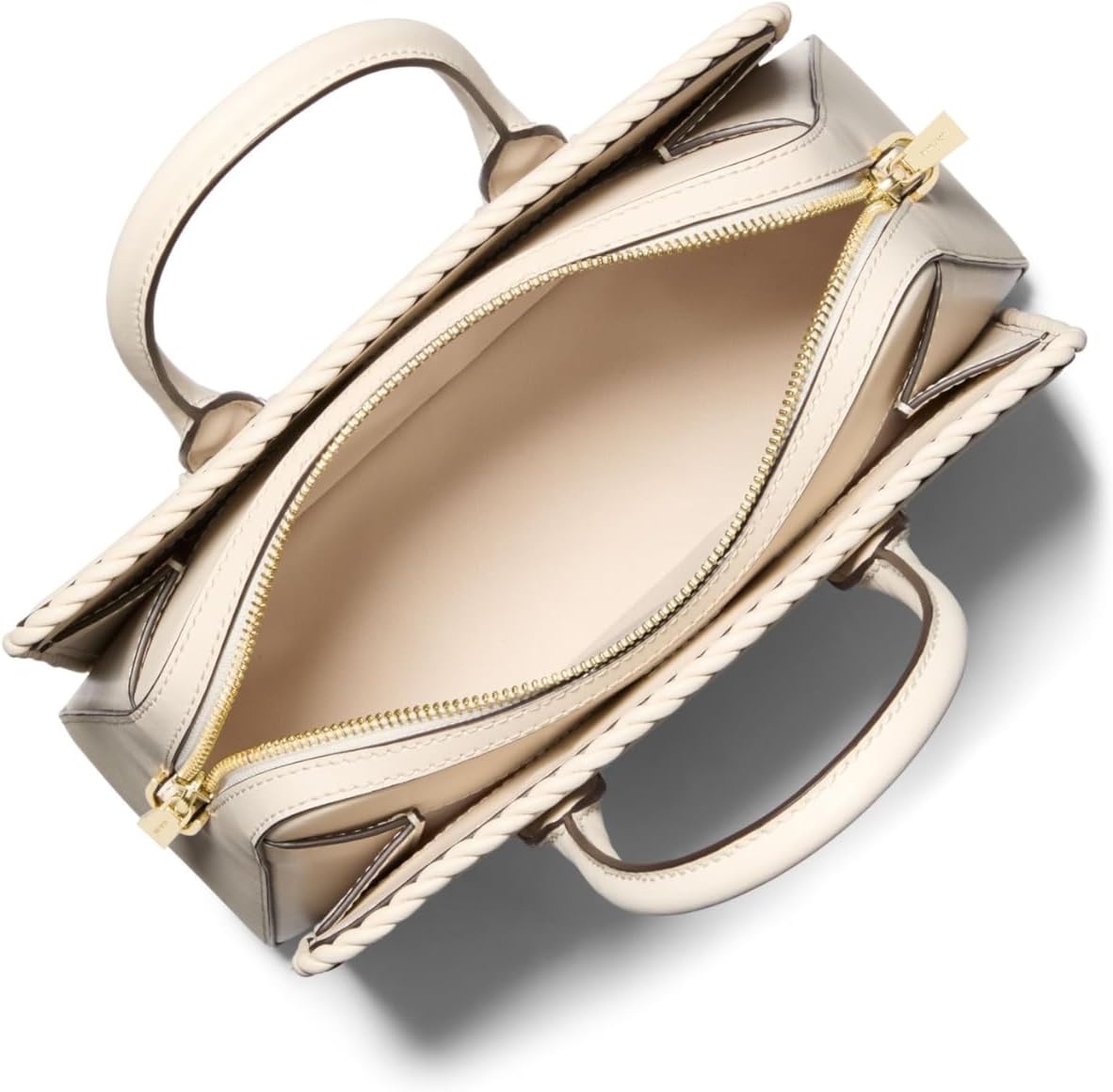 image:imageMichael Kors Womens Laila Small SatchelGoldtone HardwareLight Cream
