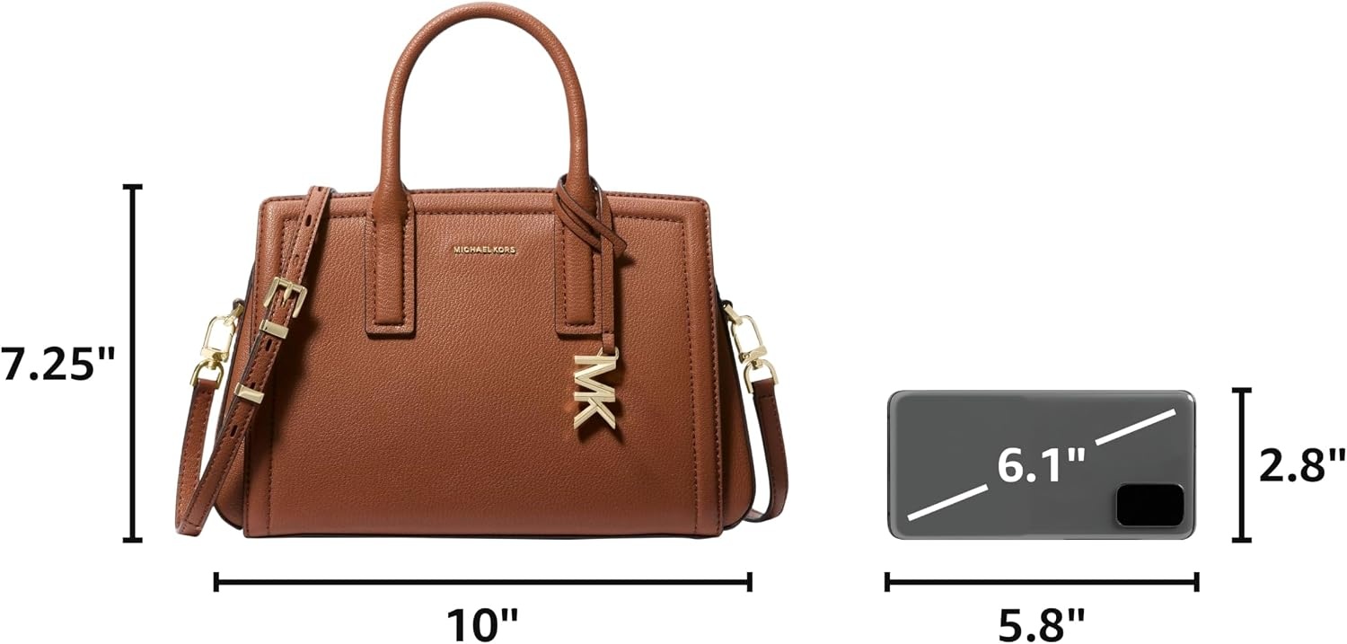 image:imageMichael Kors Womens Laila Small SatchelGoldtone HardwareLuggage