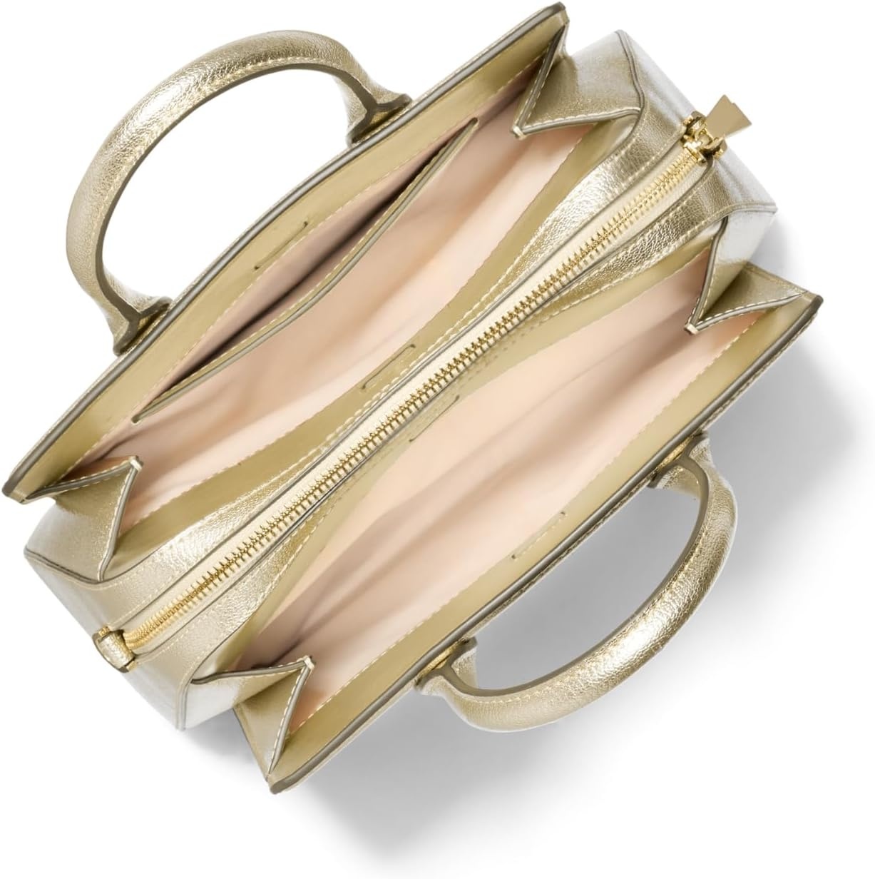 image:imageMichael Kors Womens Laila Small SatchelGoldtone HardwarePale Gold
