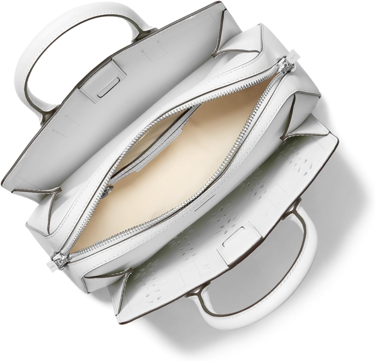 image:imageMichael Kors Womens Laila Small SatchelOptic White