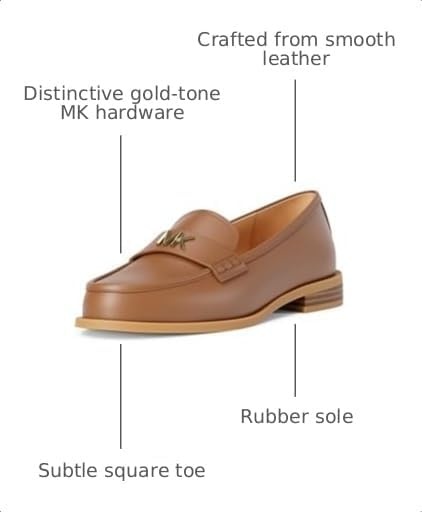 image:imageMichael Kors Womens Lex LoaferLuggage