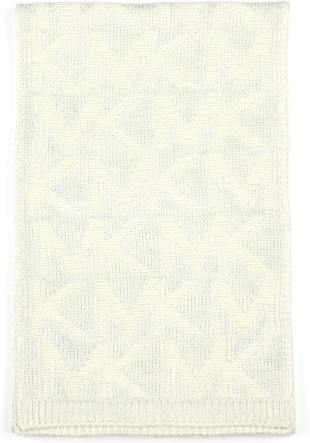 image:imageMichael Kors Womens Metallic Beanie amp Scarf Set Stylish amp Warm Fashion Accessories for Cold WeatherCream