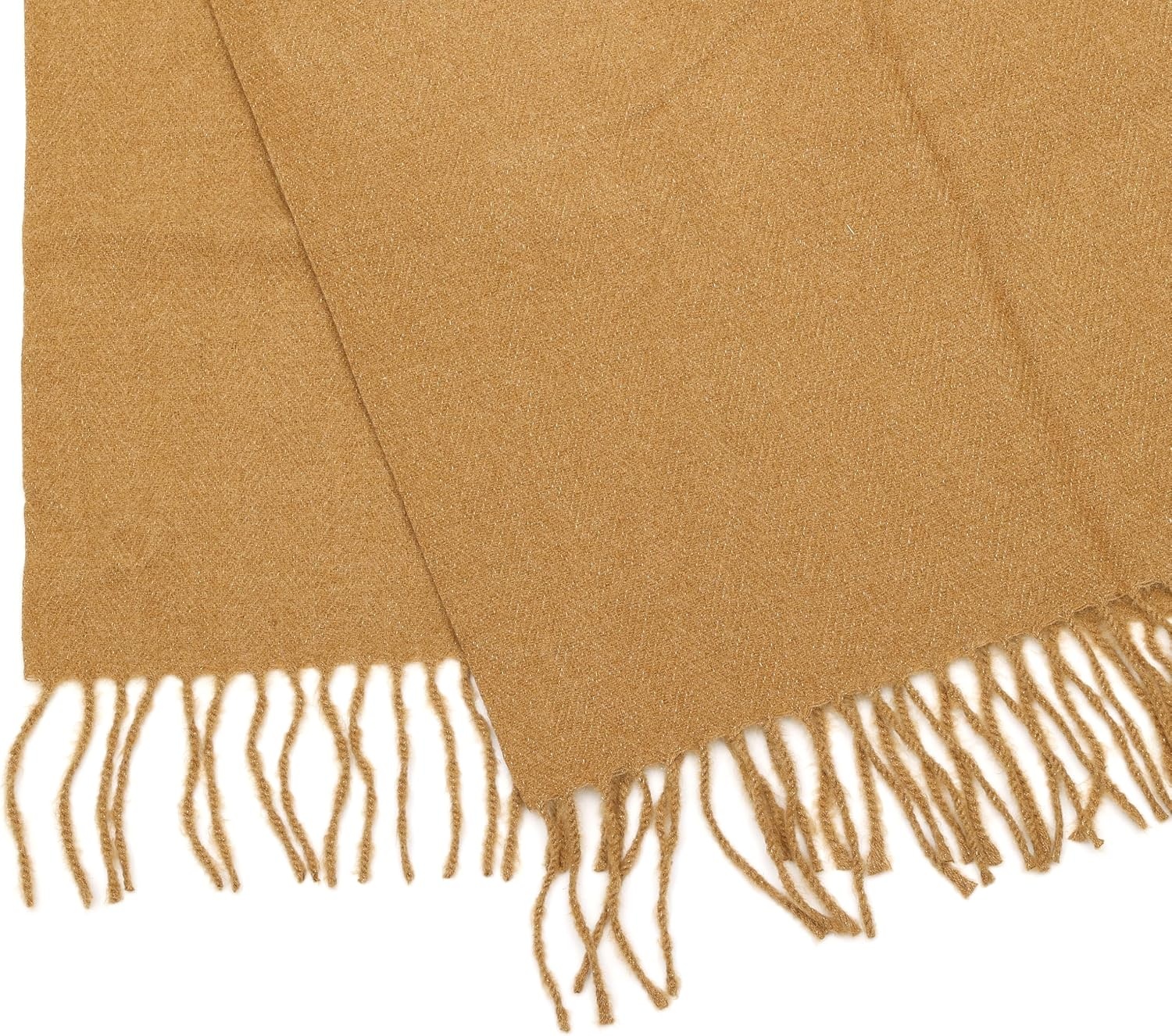 image:imageMichael Kors Womens Metallic Herringbone Wrap Stylish Fashion AccessoryDark Camel Gold Me