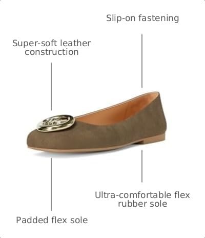 image:imageMichael Kors Womens Milan Flex Ballet FlatHusk