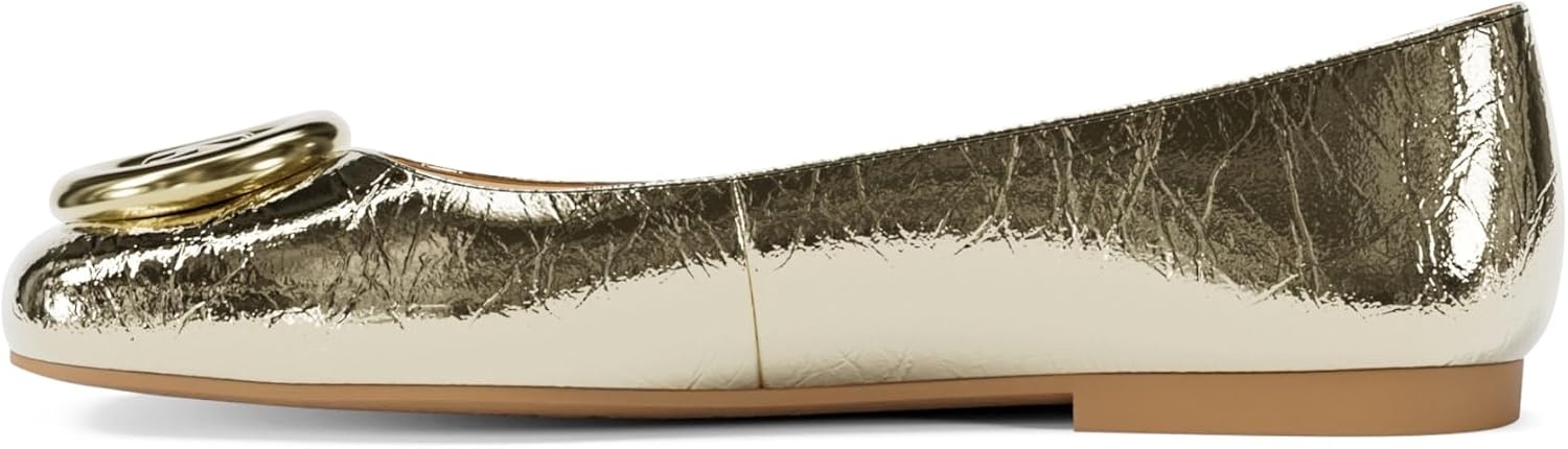 image:imageMichael Kors Womens Milan Flex Ballet FlatPale Gold