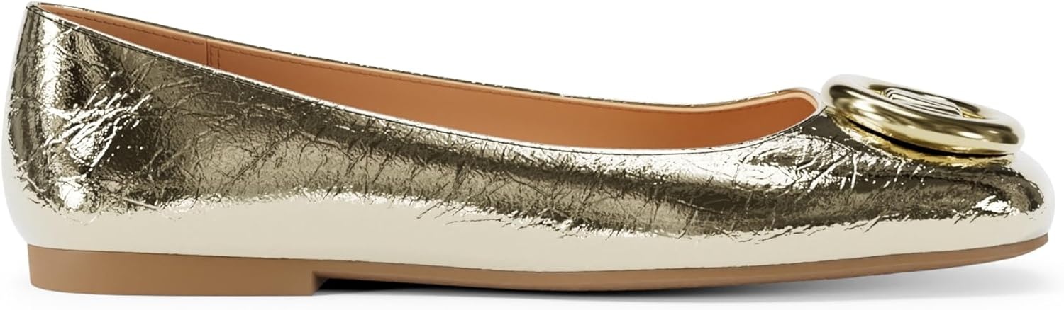 image:imageMichael Kors Womens Milan Flex Ballet FlatPale Gold